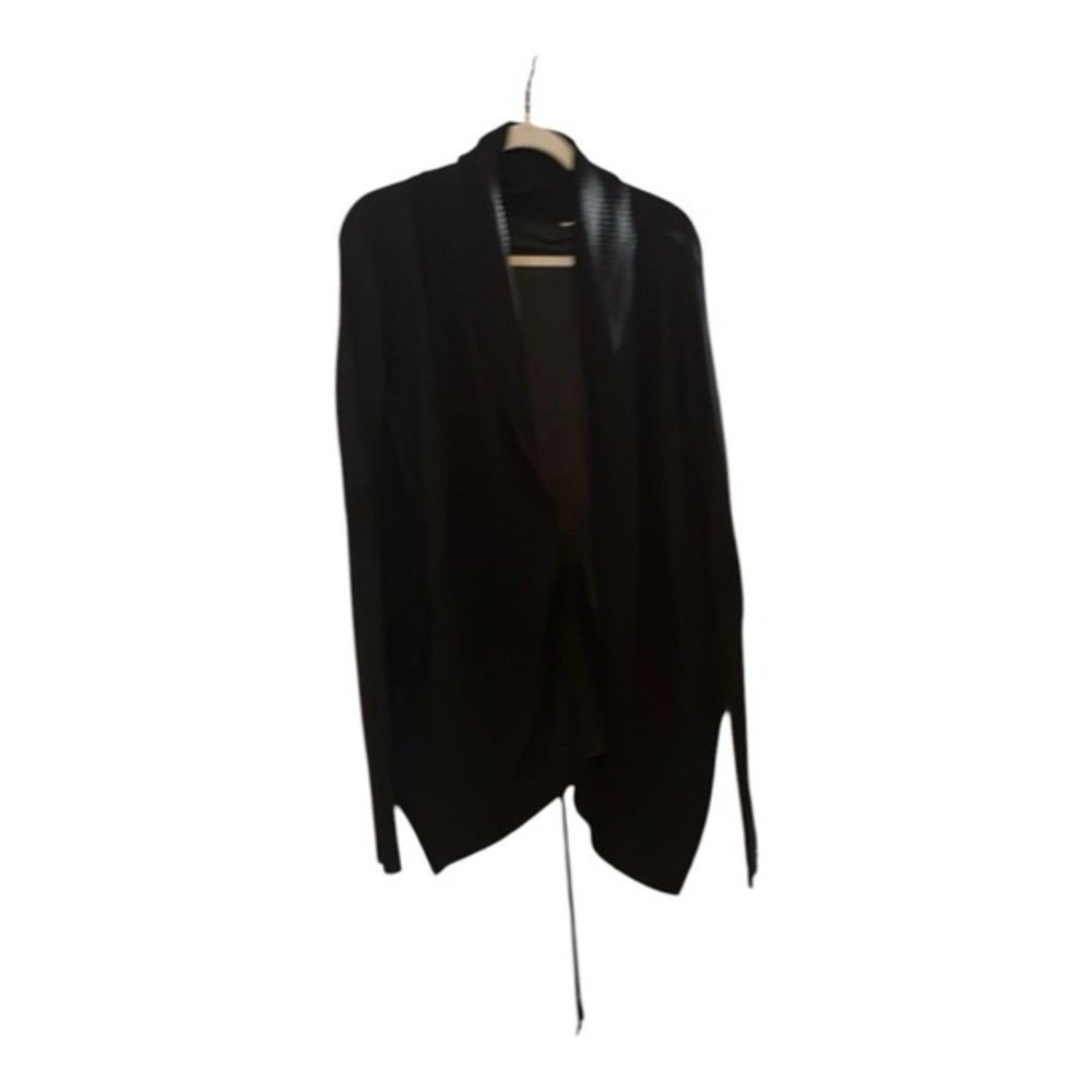 Lululemon black drawstring cardigan
